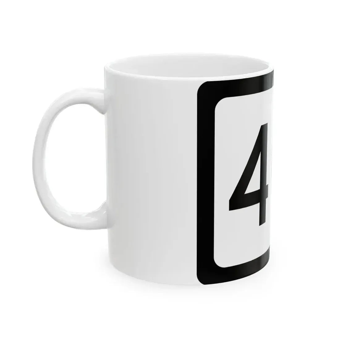 WV-401 (Virginia) (Road Sign) White Coffee Mug - Go Mug Yourself