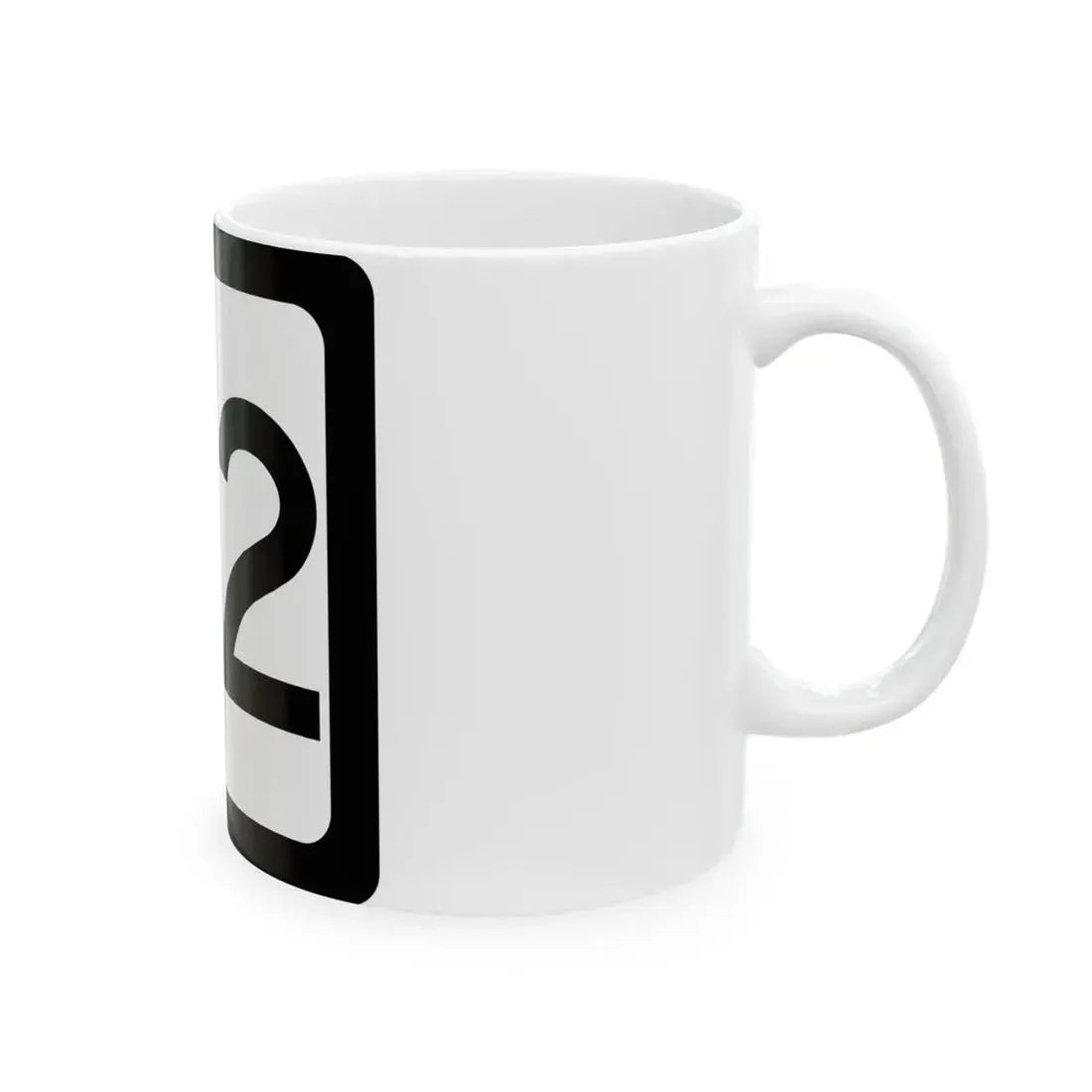 WV-42 (Virginia) (Road Sign) White Coffee Mug - Go Mug Yourself