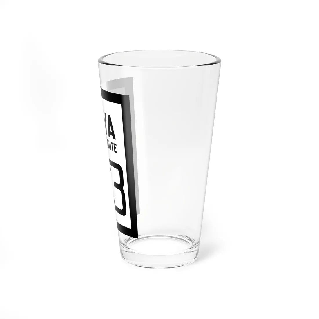 WV-43 1922 (Virginia) (Road Sign) Pint Glss 16oz - Go Mug Yourself