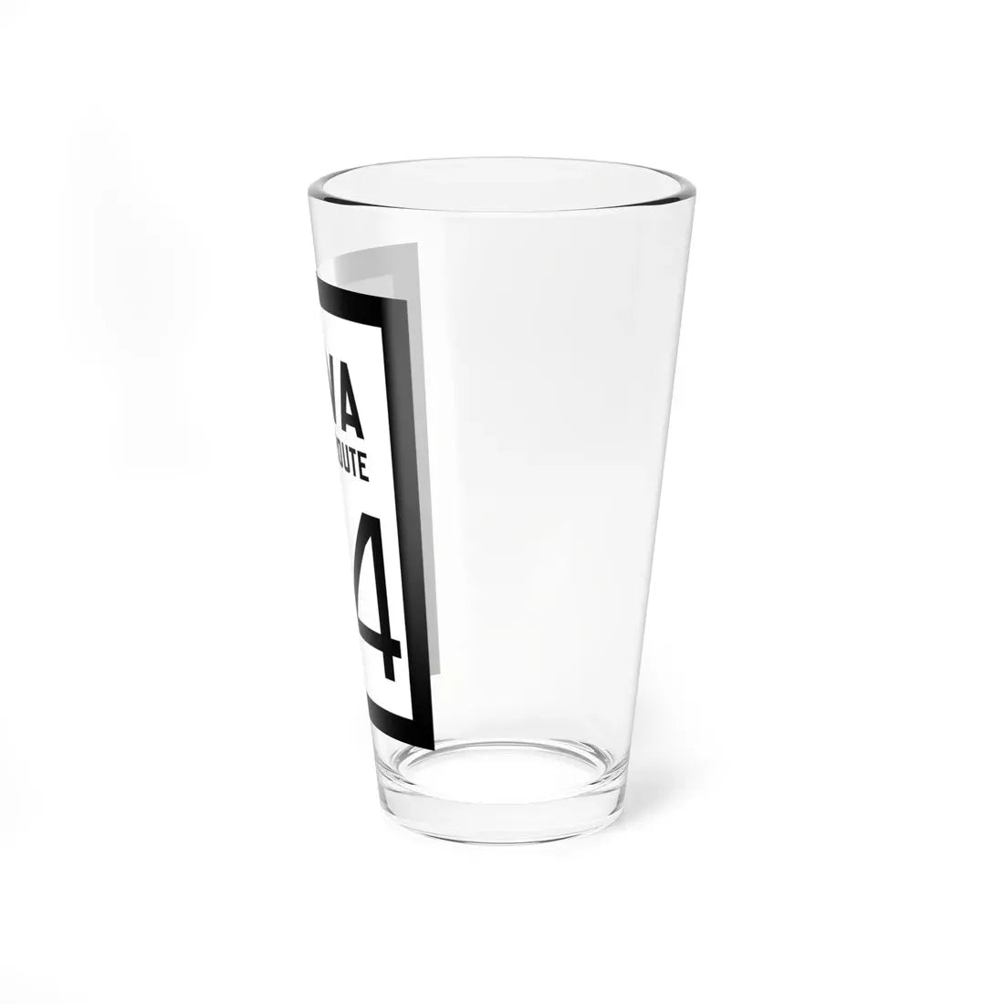 WV-44 1922 (Virginia) (Road Sign) Pint Glass 16oz - Go Mug Yourself