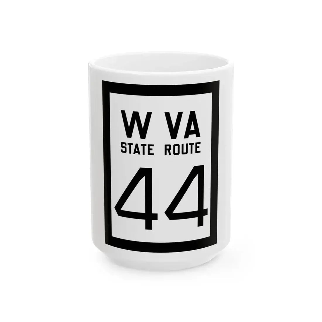 WV-44 1922 (Virginia) (Road Sign) White Coffee Mug 15oz - Go Mug Yourself