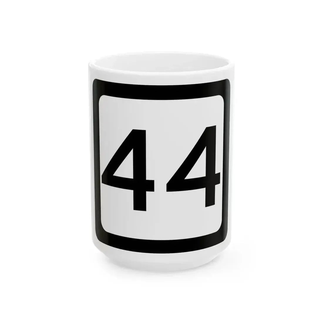 WV-44 (Virginia) (Road Sign) White Coffee Mug 15oz - Go Mug Yourself