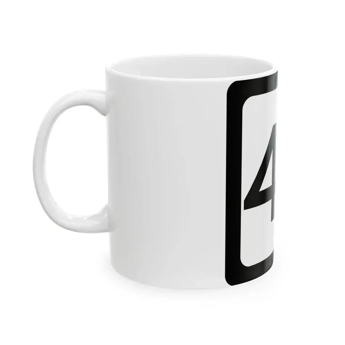 WV-44 (Virginia) (Road Sign) White Coffee Mug - Go Mug Yourself