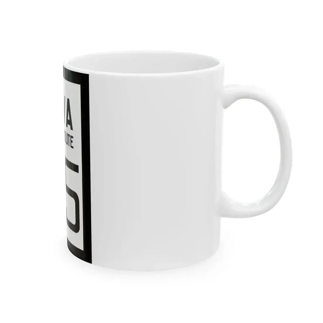 WV-45 1922 (Virginia) (Road Sign) White Coffee Mug - Go Mug Yourself