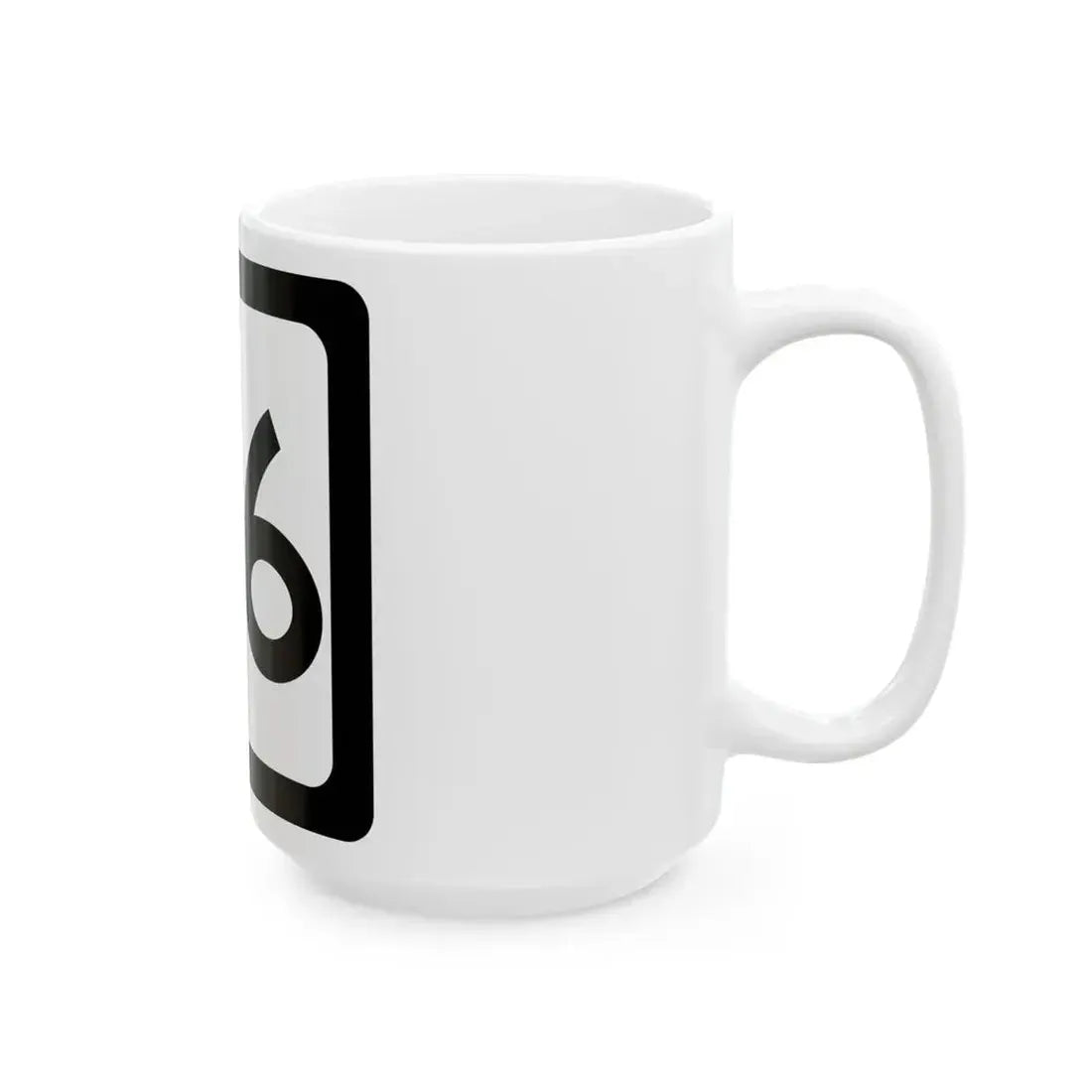 WV-46 (Virginia) (Road Sign) White Coffee Mug - Go Mug Yourself