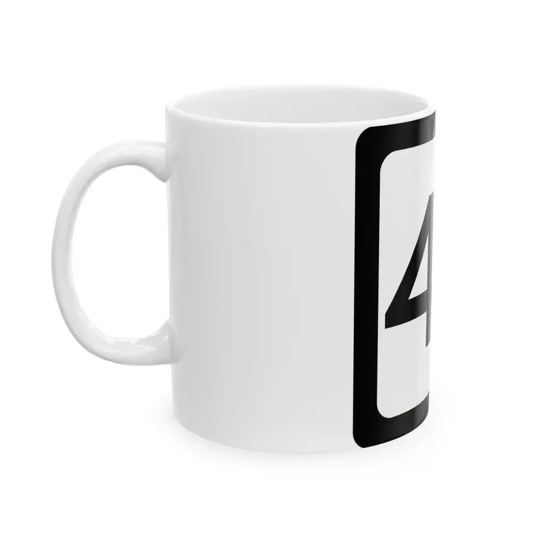 WV-47 (Virginia) (Road Sign) White Coffee Mug - Go Mug Yourself