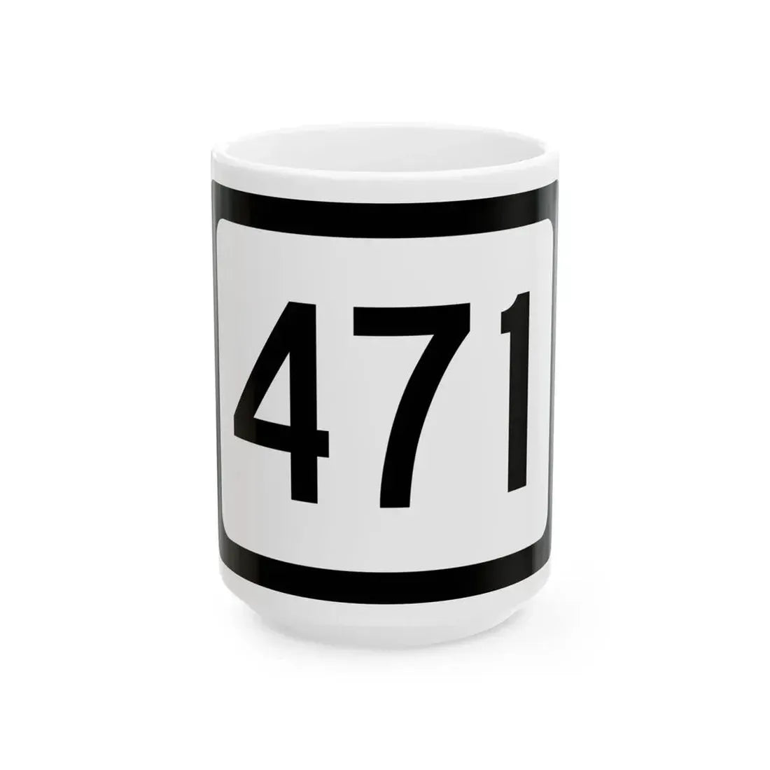 WV-471 (Virginia) (Road Sign) White Coffee Mug 15oz - Go Mug Yourself