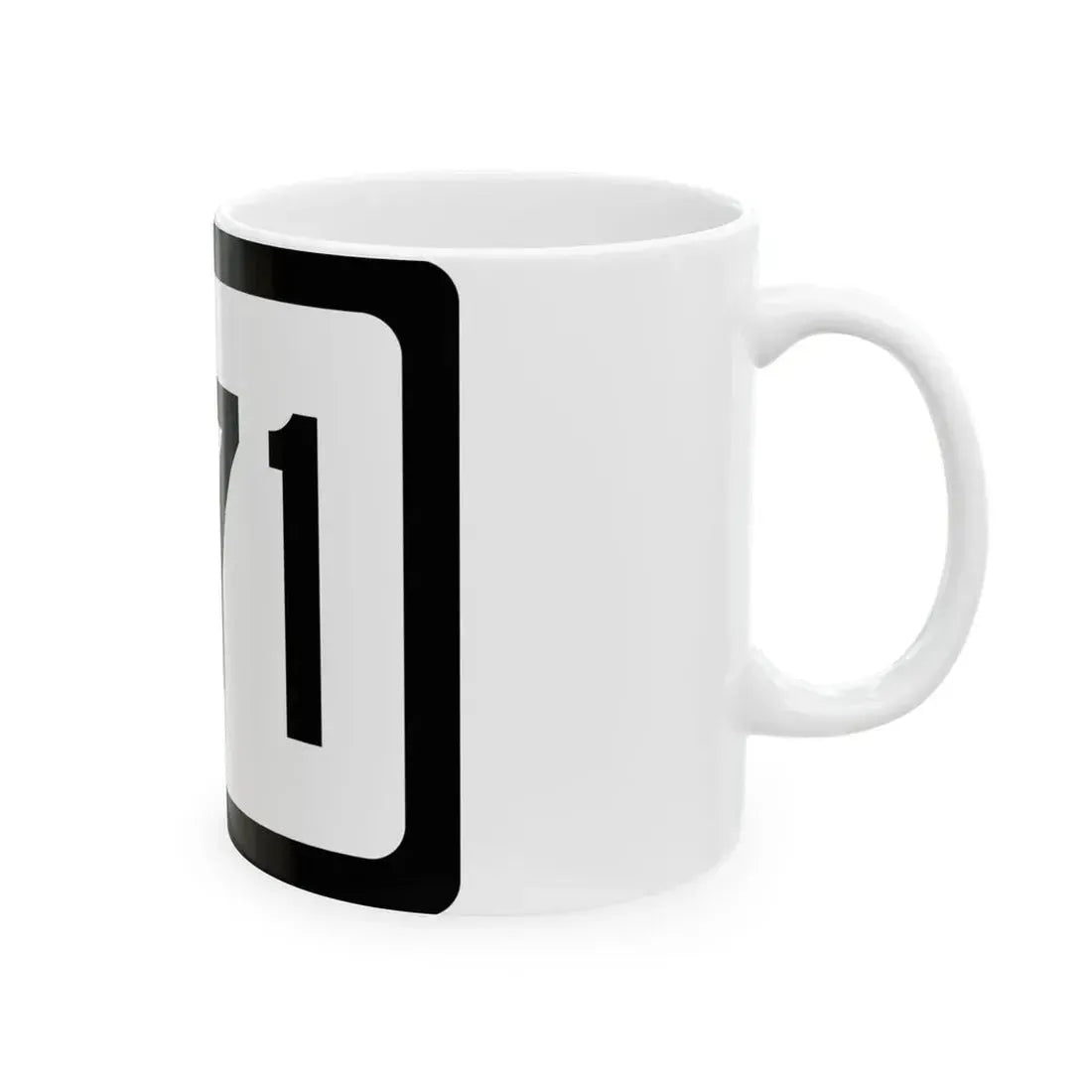 WV-471 (Virginia) (Road Sign) White Coffee Mug - Go Mug Yourself