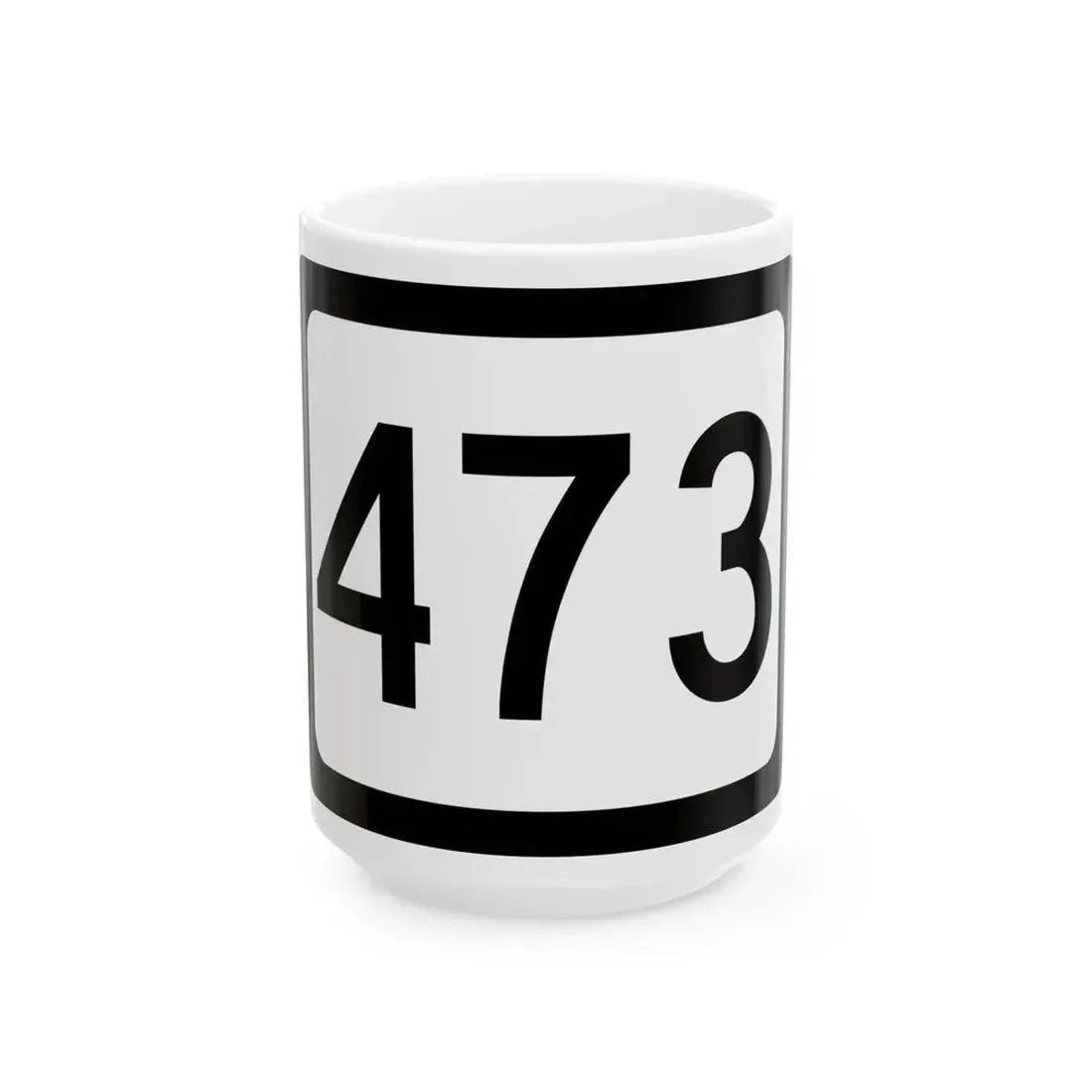 WV-473 (Virginia) (Road Sign) White Coffee Mug 15oz - Go Mug Yourself
