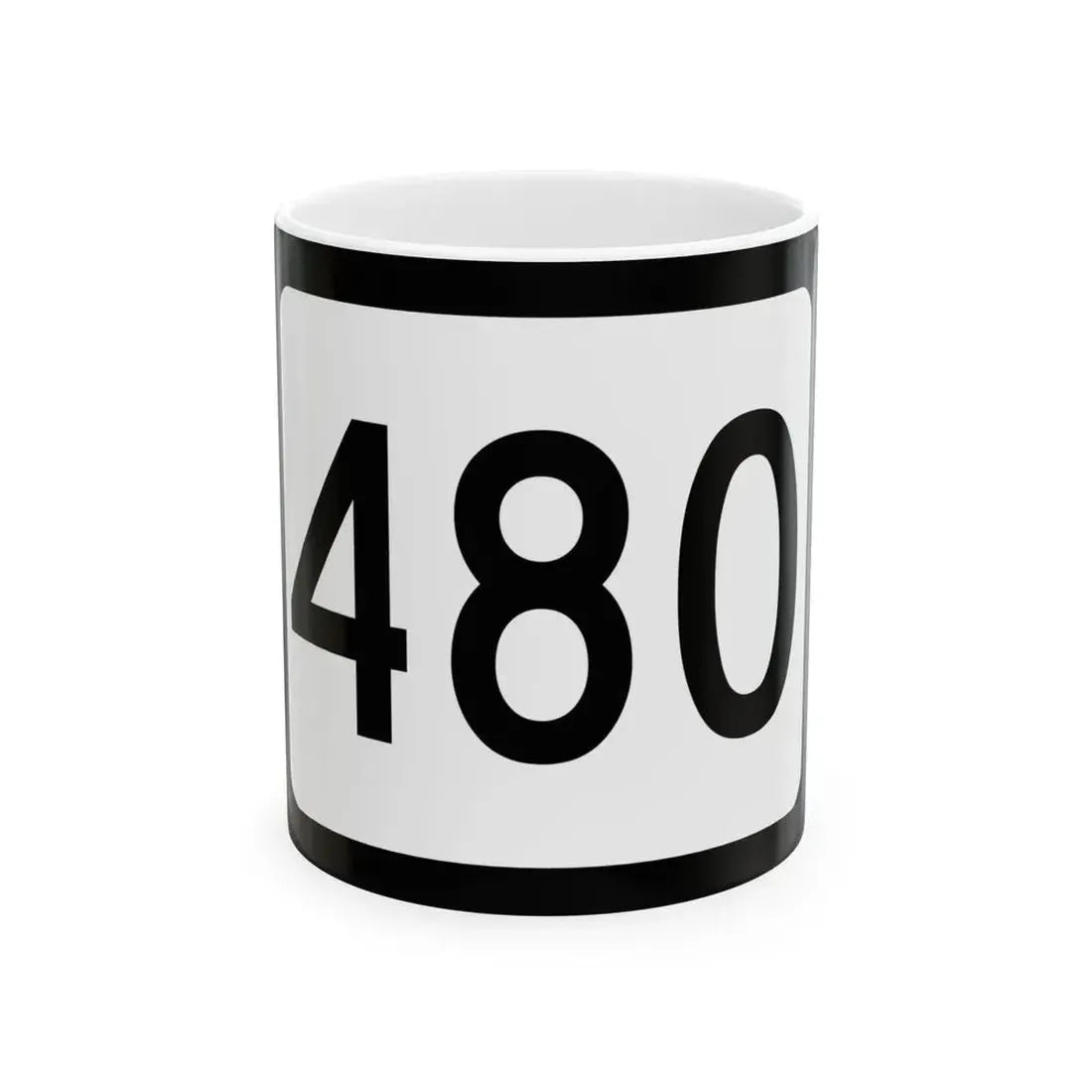 WV-480 (Virginia) (Road Sign) White Coffee Mug 11oz - Go Mug Yourself
