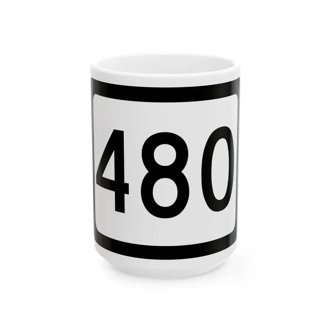 WV-480 (Virginia) (Road Sign) White Coffee Mug 15oz - Go Mug Yourself