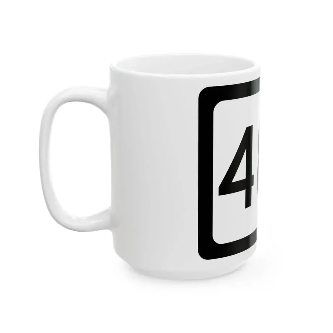 WV-480 (Virginia) (Road Sign) White Coffee Mug - Go Mug Yourself