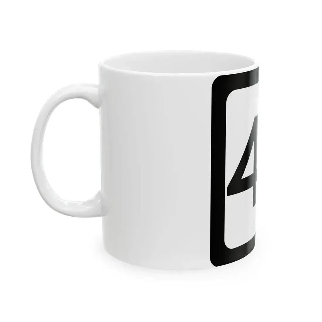 WV-49 (Virginia) (Road Sign) White Coffee Mug - Go Mug Yourself