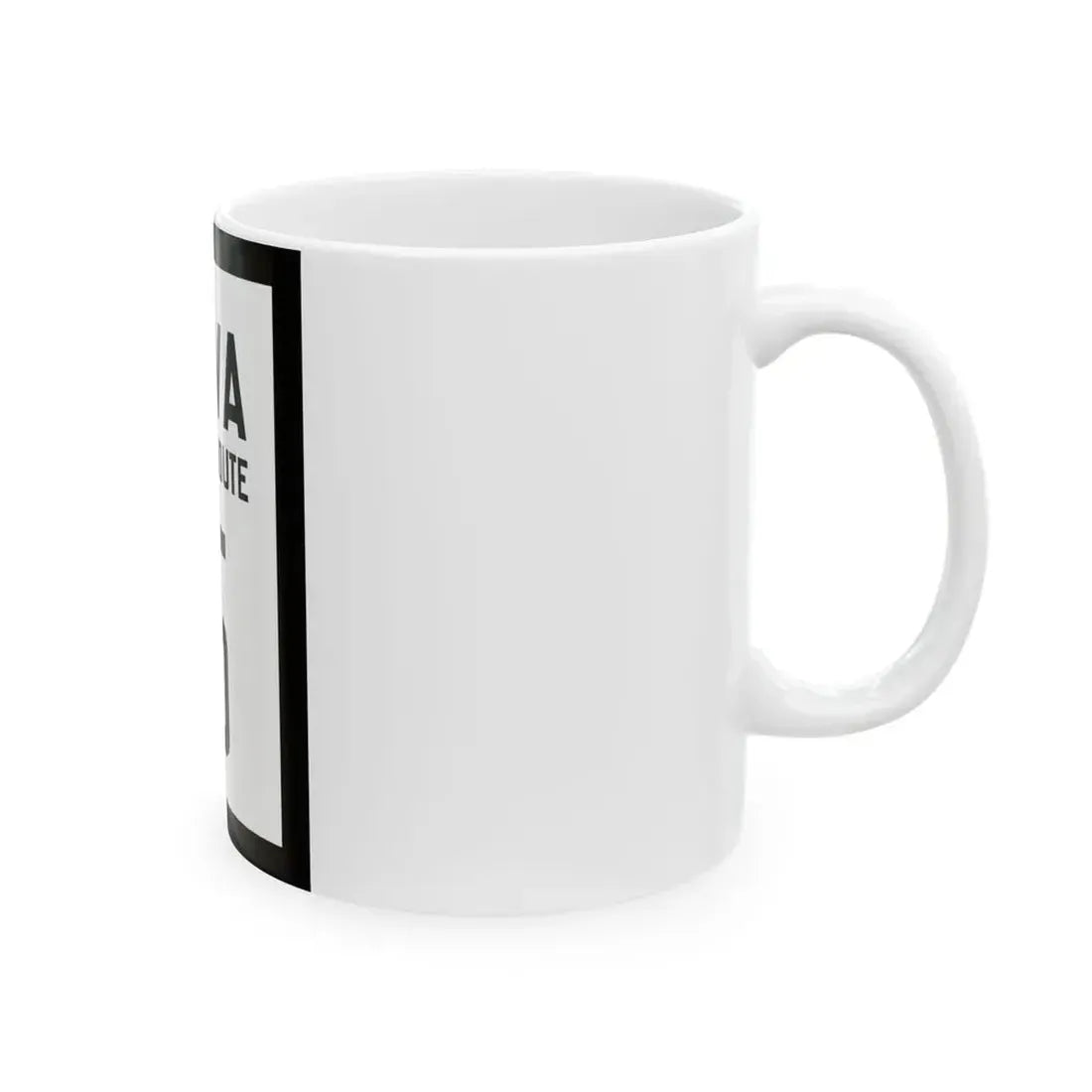 WV-5 1922 (Virginia) (Road Sign) White Coffee Mug - Go Mug Yourself