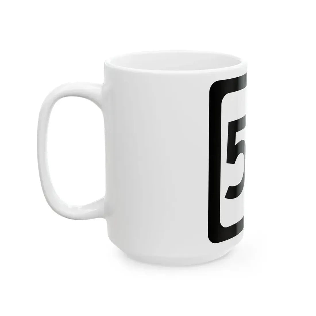 WV-50 (Virginia) (Road Sign) White Coffee Mug - Go Mug Yourself