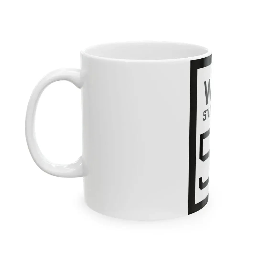 WV-52 1922 (Virginia) (Road Sign) White Coffee Mug - Go Mug Yourself