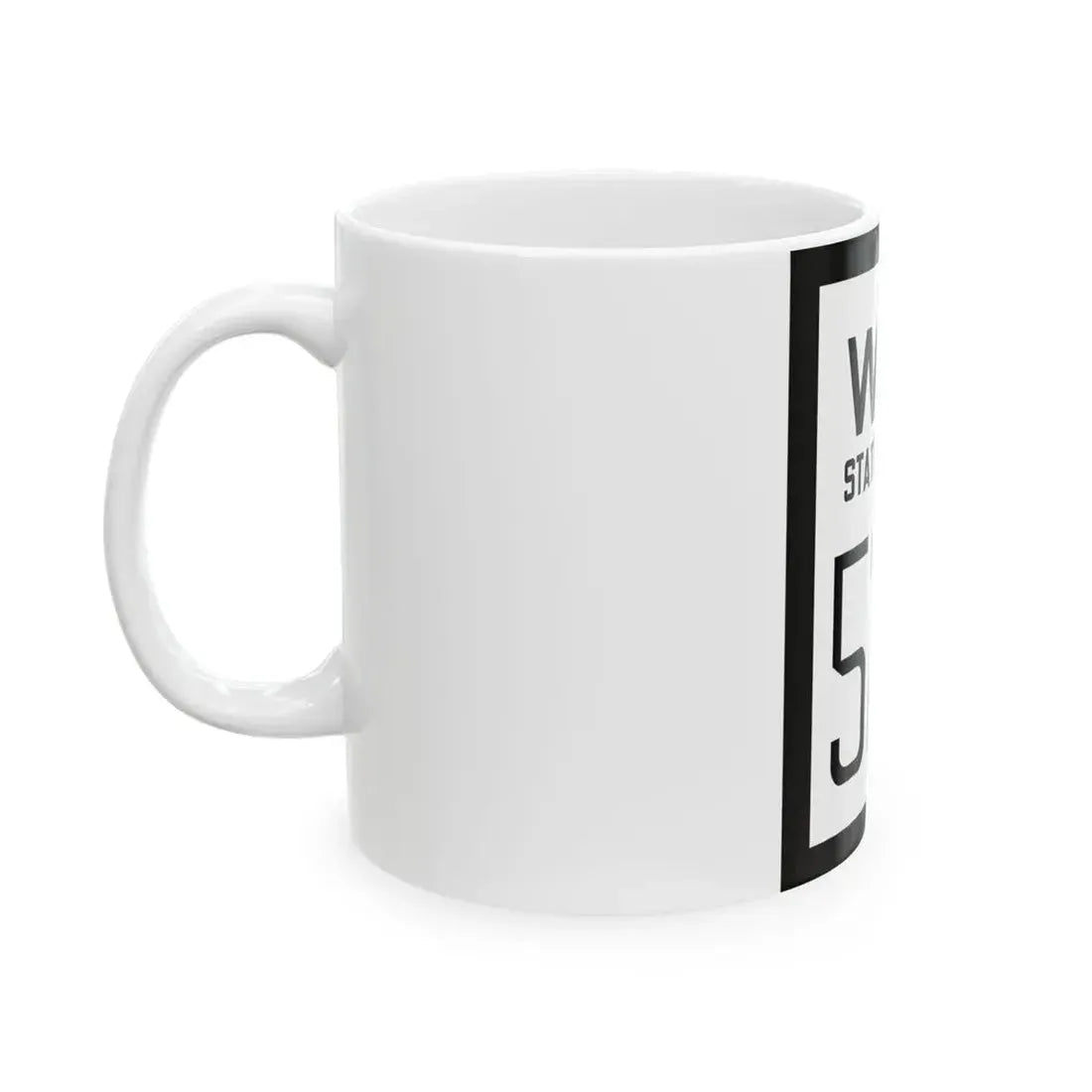 WV-522 1922 (Virginia) (Road Sign) White Coffee Mug - Go Mug Yourself