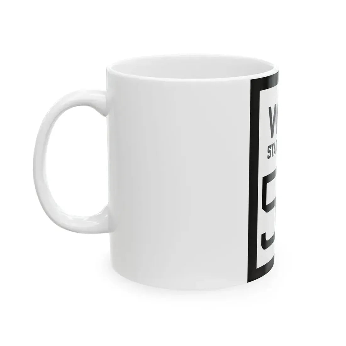 WV-53 1922 (Virginia) (Road Sign) White Coffee Mug - Go Mug Yourself