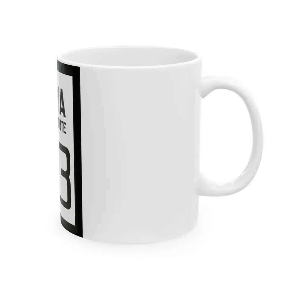 WV-53 1922 (Virginia) (Road Sign) White Coffee Mug - Go Mug Yourself
