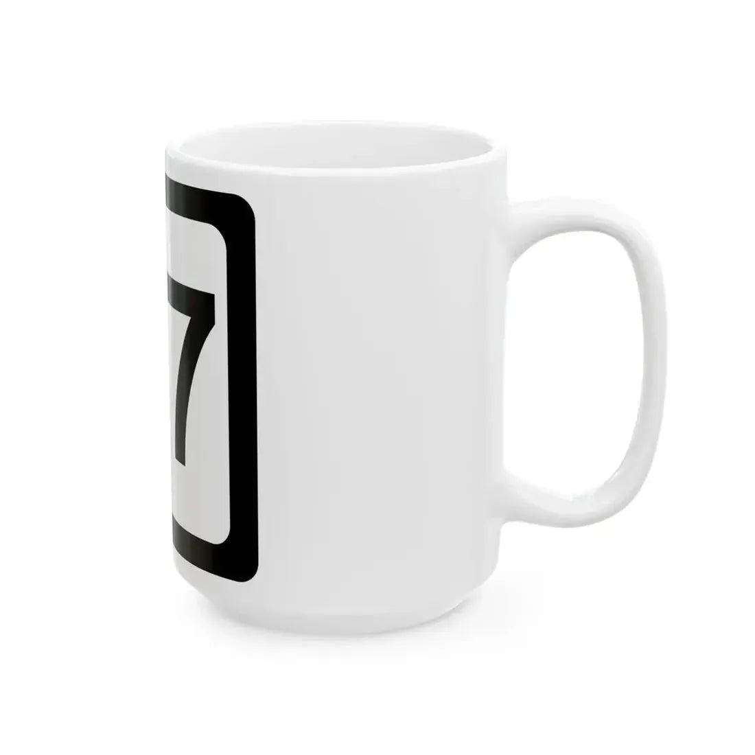 WV-57 (Virginia) (Road Sign) White Coffee Mug - Go Mug Yourself