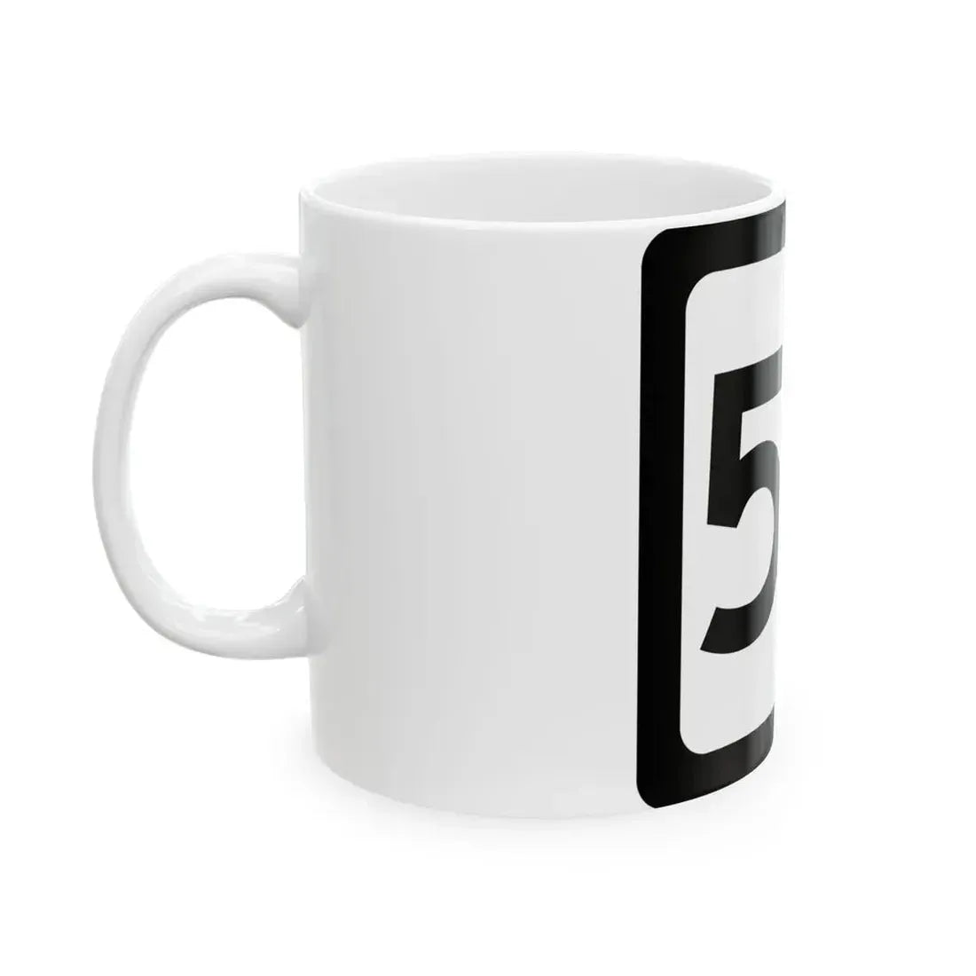 WV-59 (Virginia) (Road Sign) White Coffee Mug - Go Mug Yourself
