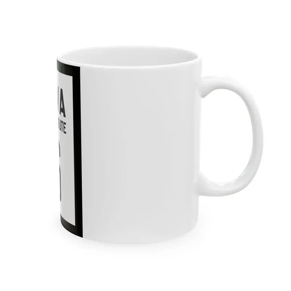 WV-6 1922 (Virginia) (Road Sign) White Coffee Mug - Go Mug Yourself