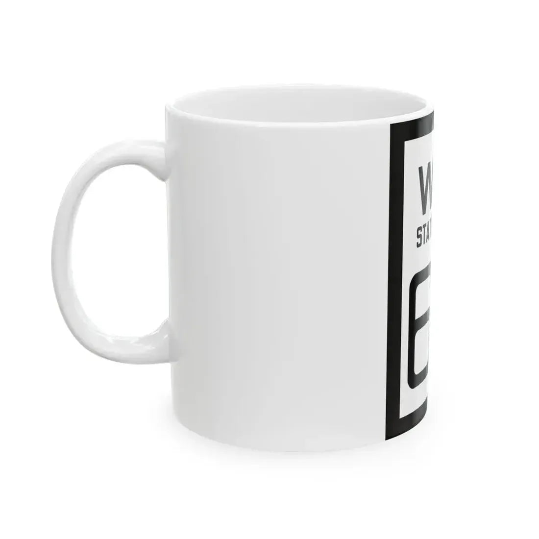 WV-60 1922 (Virginia) (Road Sign) White Coffee Mug - Go Mug Yourself
