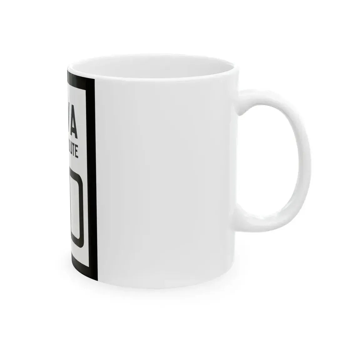 WV-60 1922 (Virginia) (Road Sign) White Coffee Mug - Go Mug Yourself