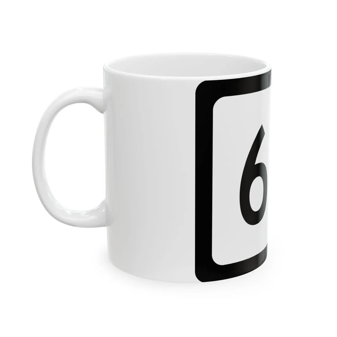 WV-612 (Virginia) (Road Sign) White Coffee Mug - Go Mug Yourself