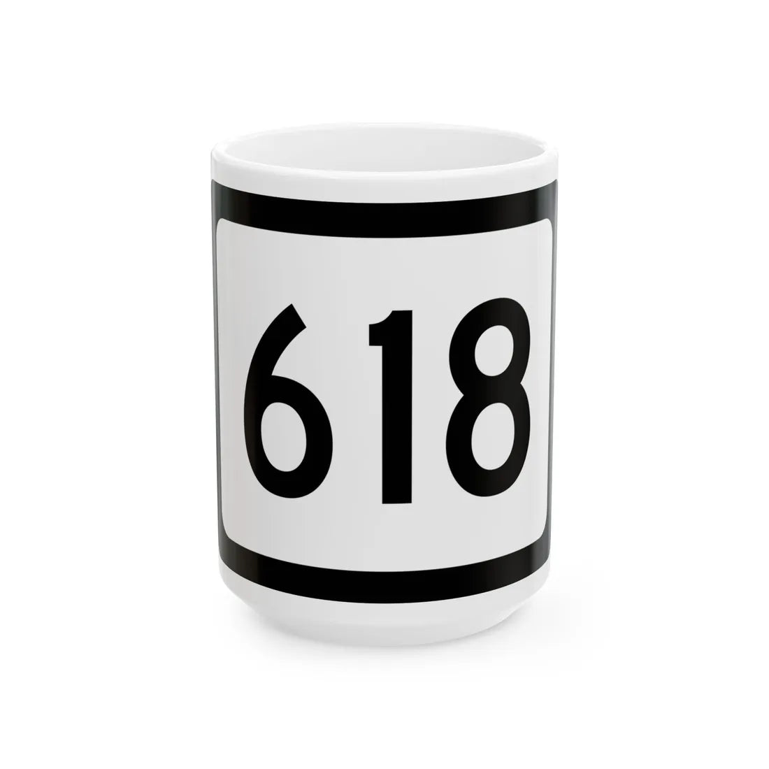 WV-618 (Virginia) (Road Sign) White Coffee Mug 15oz - Go Mug Yourself