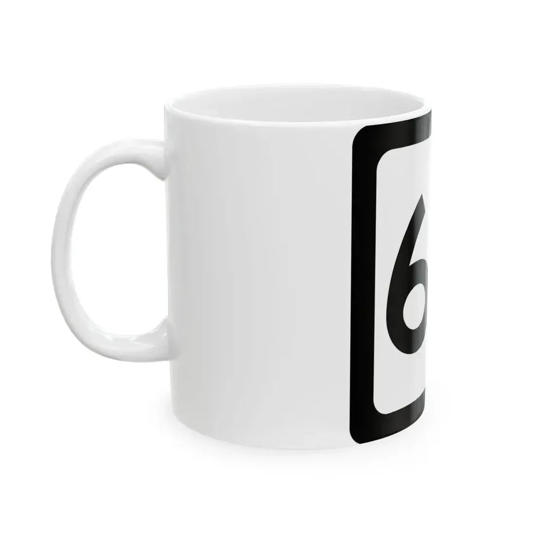 WV-63 (Virginia) (Road Sign) White Coffee Mug - Go Mug Yourself