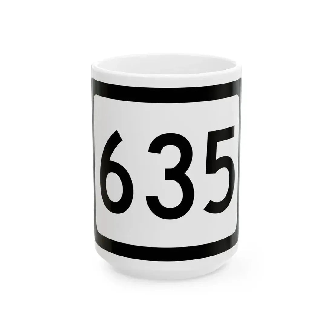 WV-635 (Virginia) (Road Sign) White Coffee Mug 15oz - Go Mug Yourself