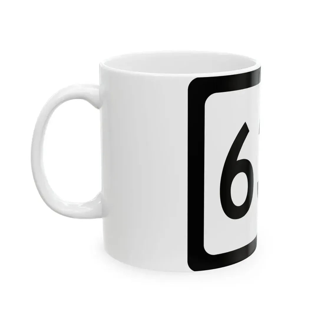 WV-635 (Virginia) (Road Sign) White Coffee Mug - Go Mug Yourself