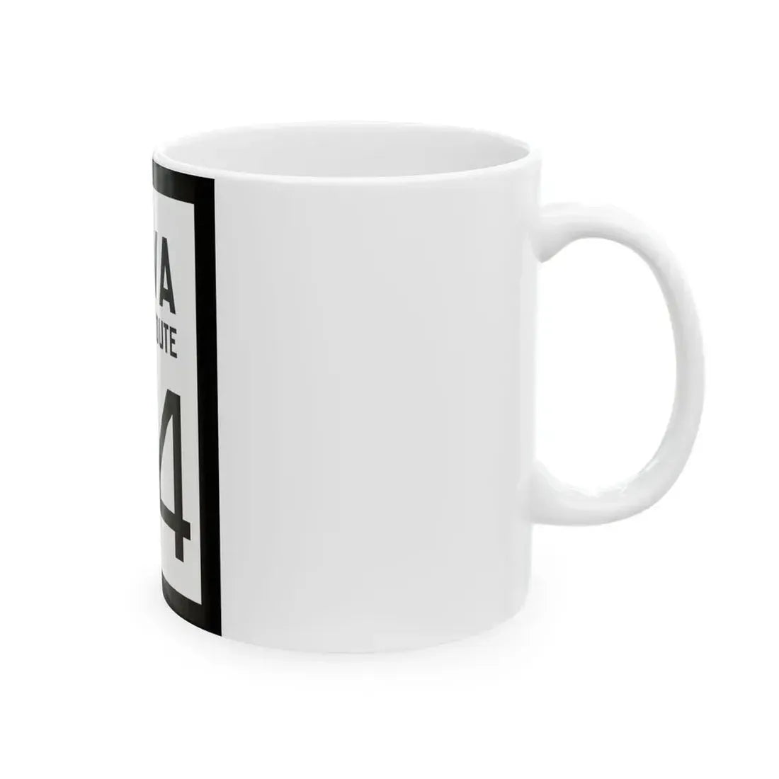WV-64 1922 (Virginia) (Road Sign) White Coffee Mug - Go Mug Yourself