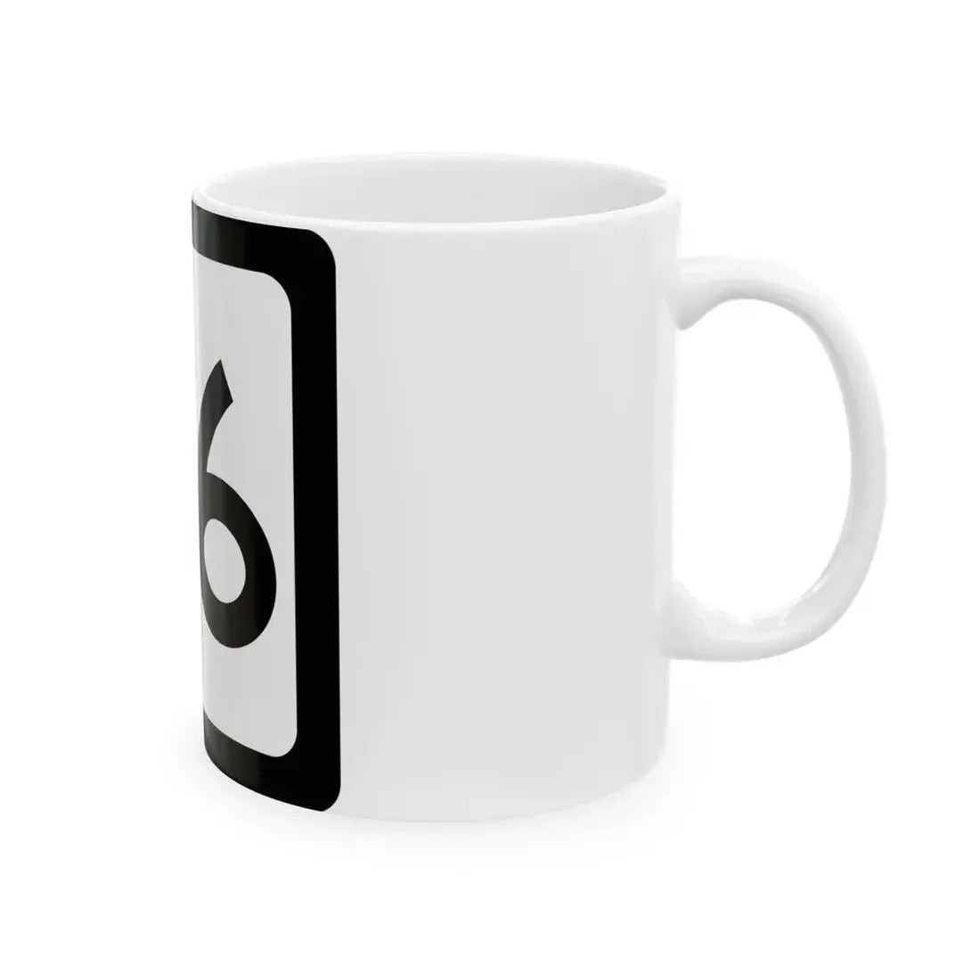 WV-66 (Virginia) (Road Sign) White Coffee Mug - Go Mug Yourself