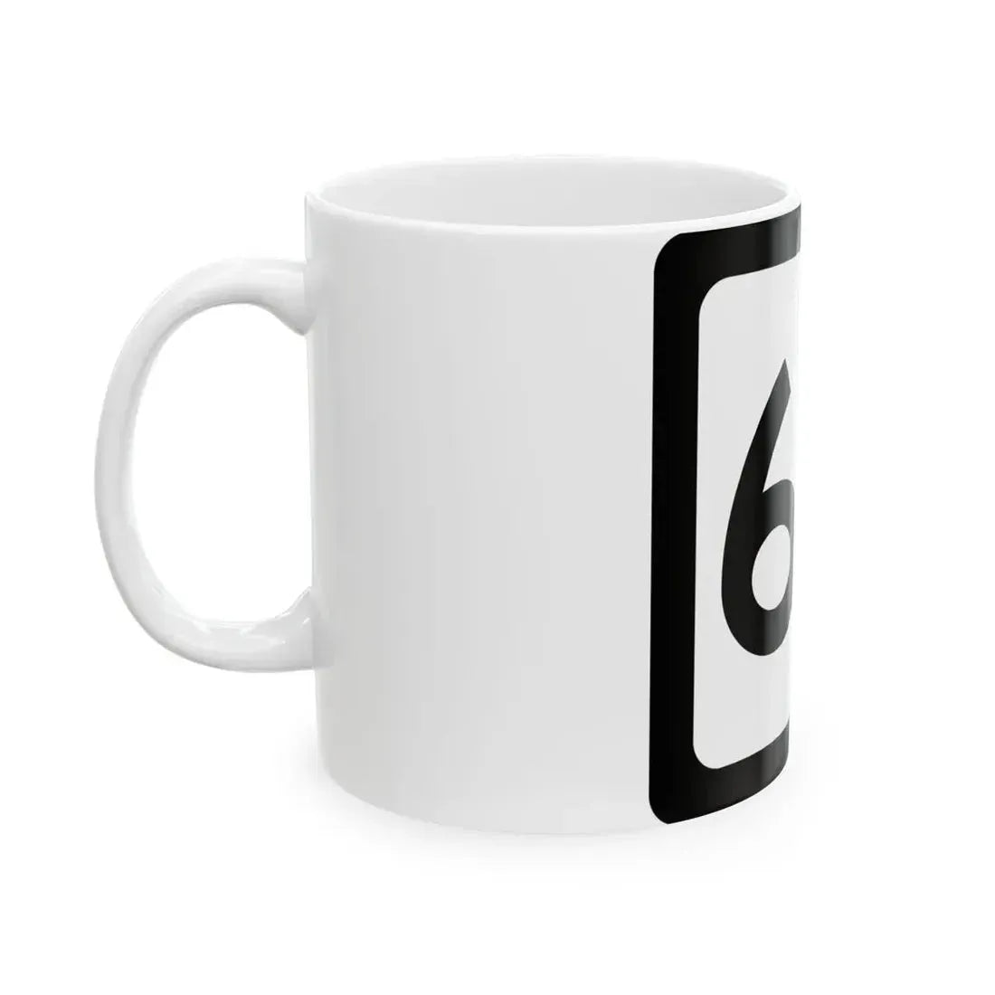 WV-67 (Virginia) (Road Sign) White Coffee Mug - Go Mug Yourself