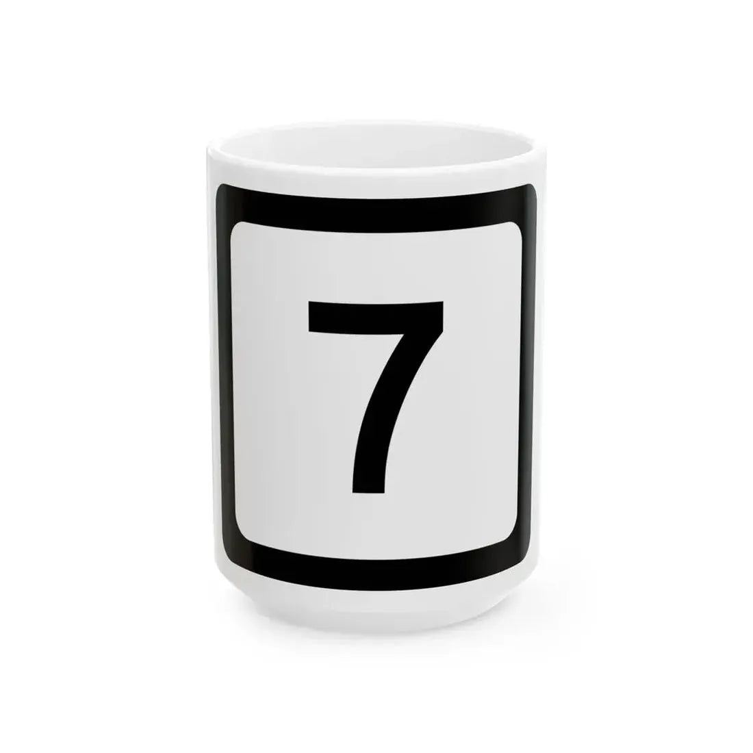WV-7 (Virginia) (Road Sign) White Coffee Mug 15oz - Go Mug Yourself