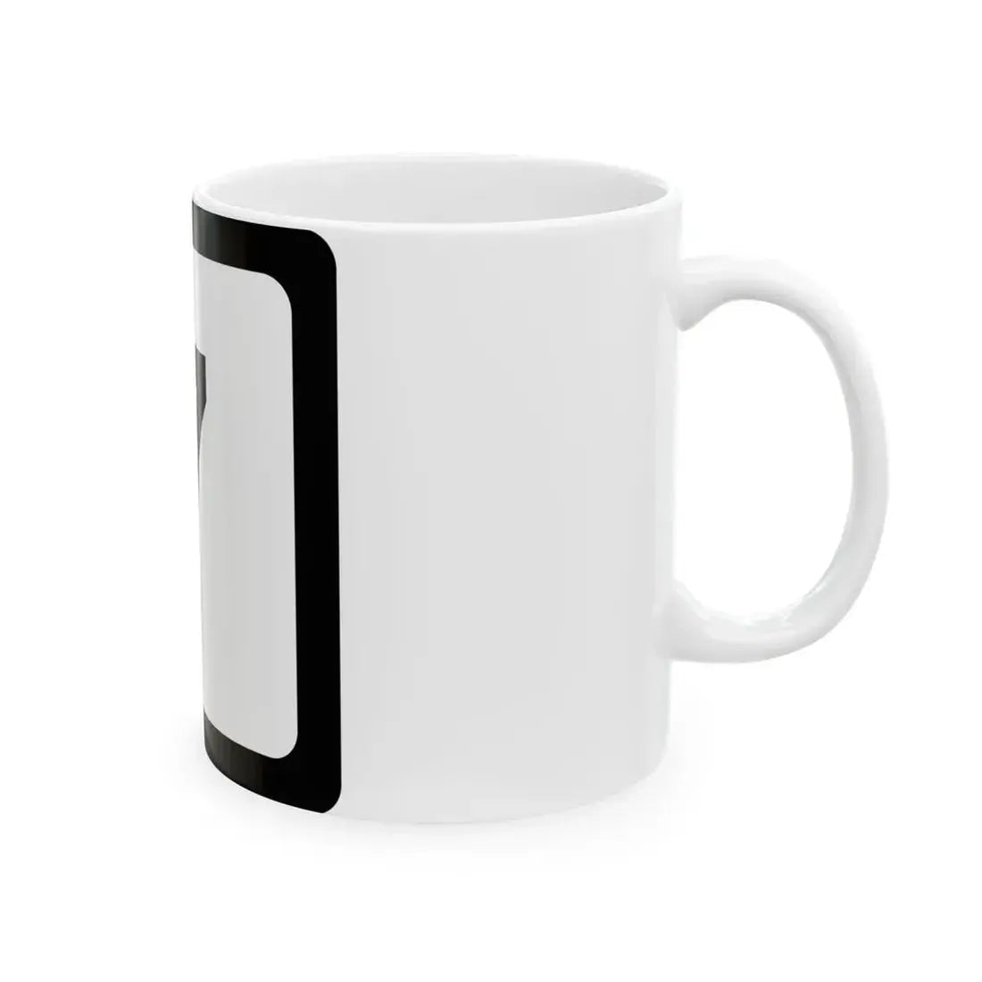 WV-7 (Virginia) (Road Sign) White Coffee Mug - Go Mug Yourself