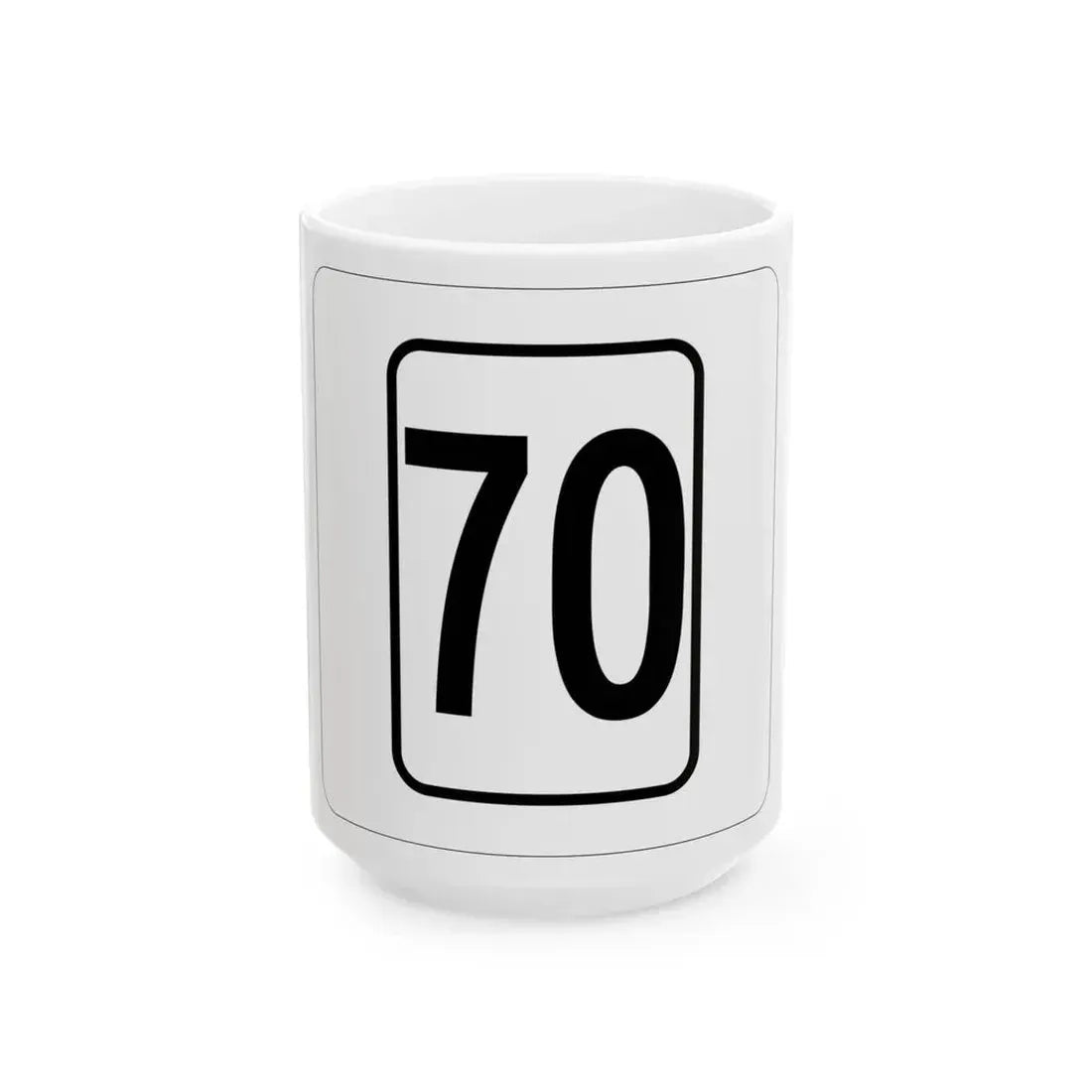 WV-70 1948 (Virginia) (Road Sign) White Coffee Mug 15oz - Go Mug Yourself