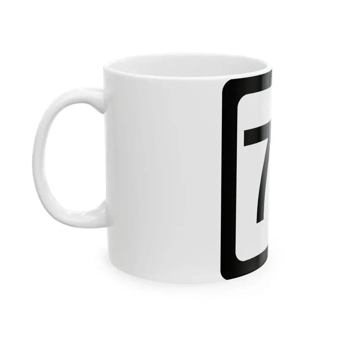 WV-70 (Virginia) (Road Sign) White Coffee Mug - Go Mug Yourself