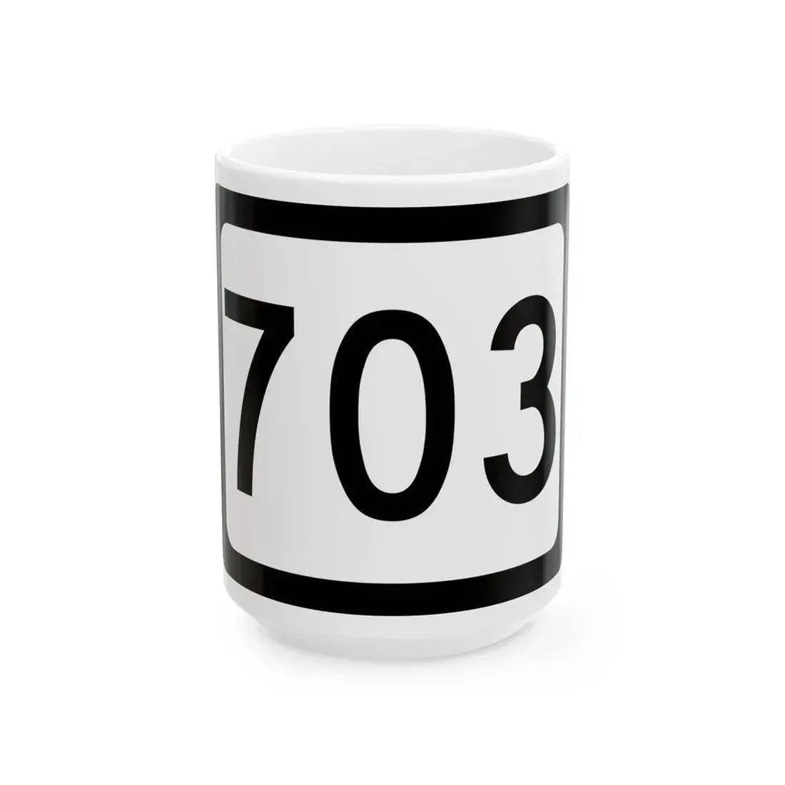 WV-703 (Virginia) (Road Sign) White Coffee Mug 15oz - Go Mug Yourself