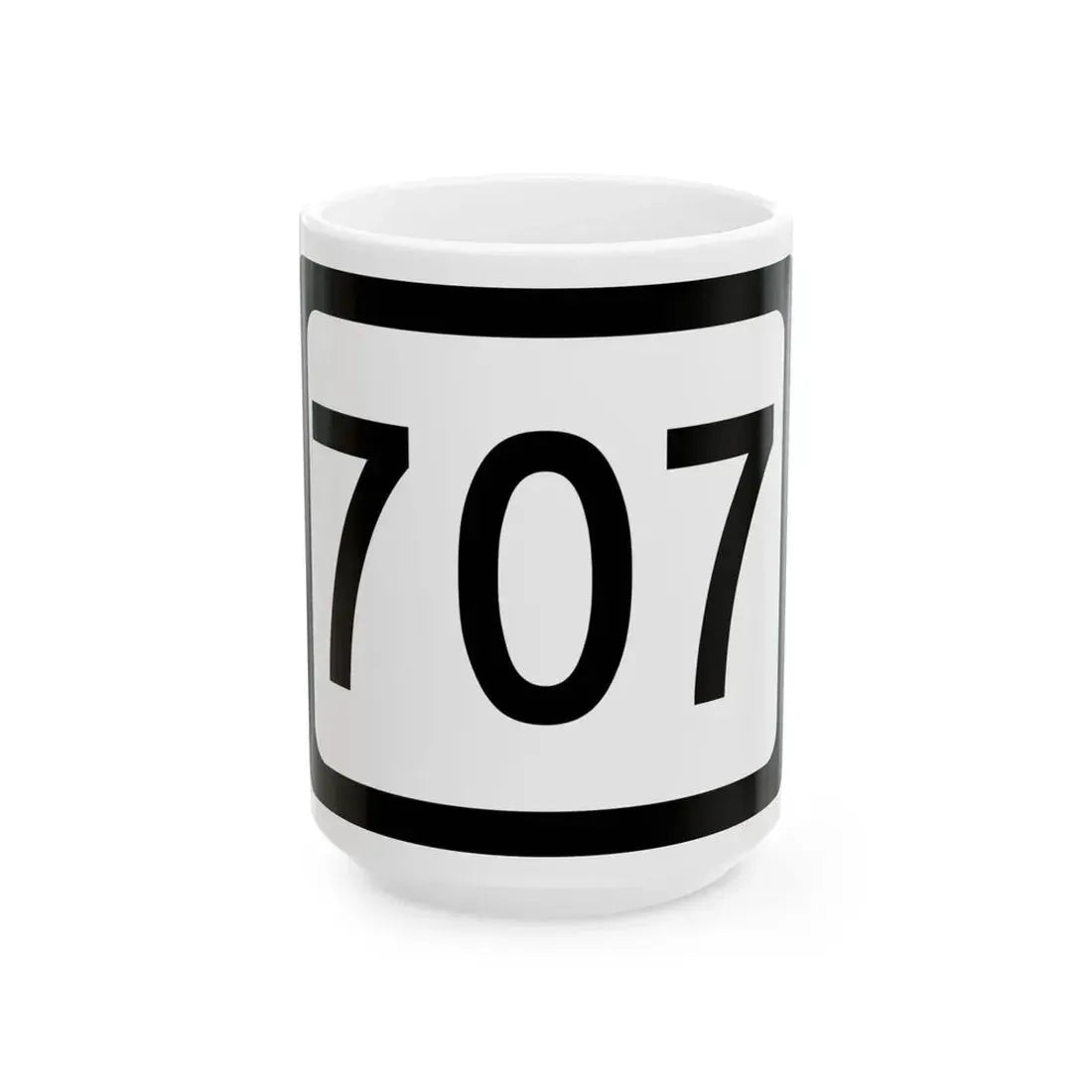 WV-707 (Virginia) (Road Sign) White Coffee Mug 15oz - Go Mug Yourself