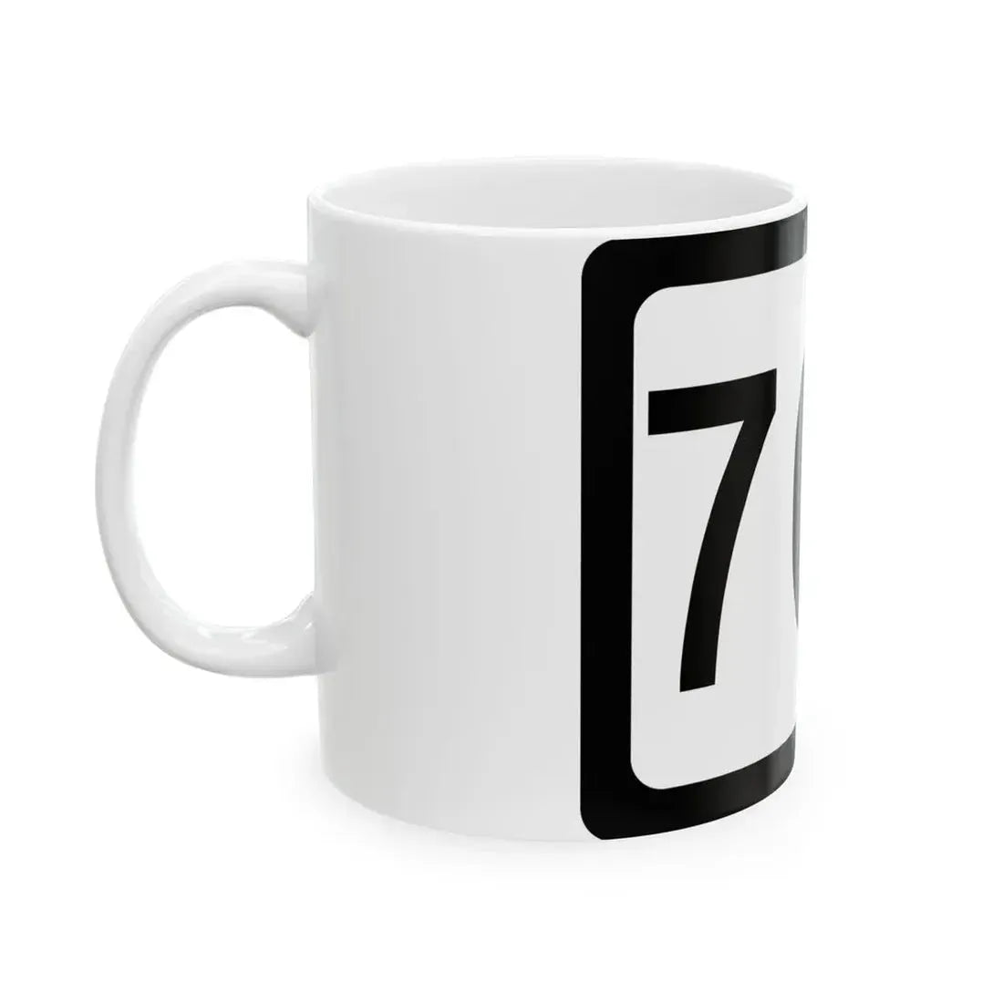 WV-707 (Virginia) (Road Sign) White Coffee Mug - Go Mug Yourself