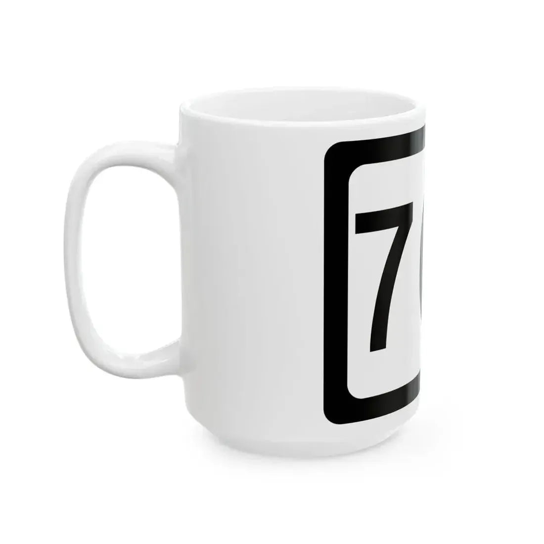 WV-707 (Virginia) (Road Sign) White Coffee Mug - Go Mug Yourself
