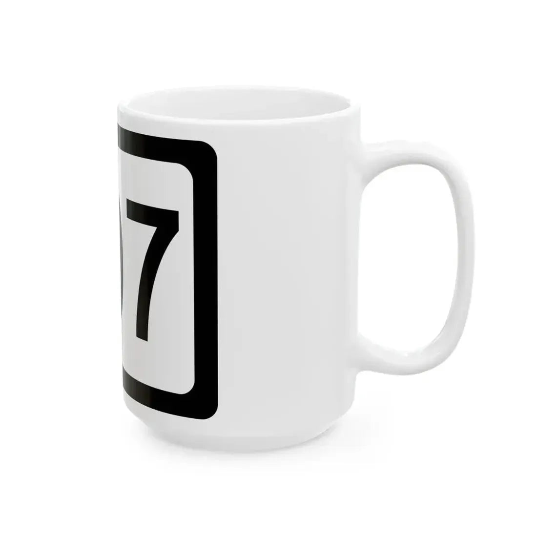 WV-707 (Virginia) (Road Sign) White Coffee Mug - Go Mug Yourself