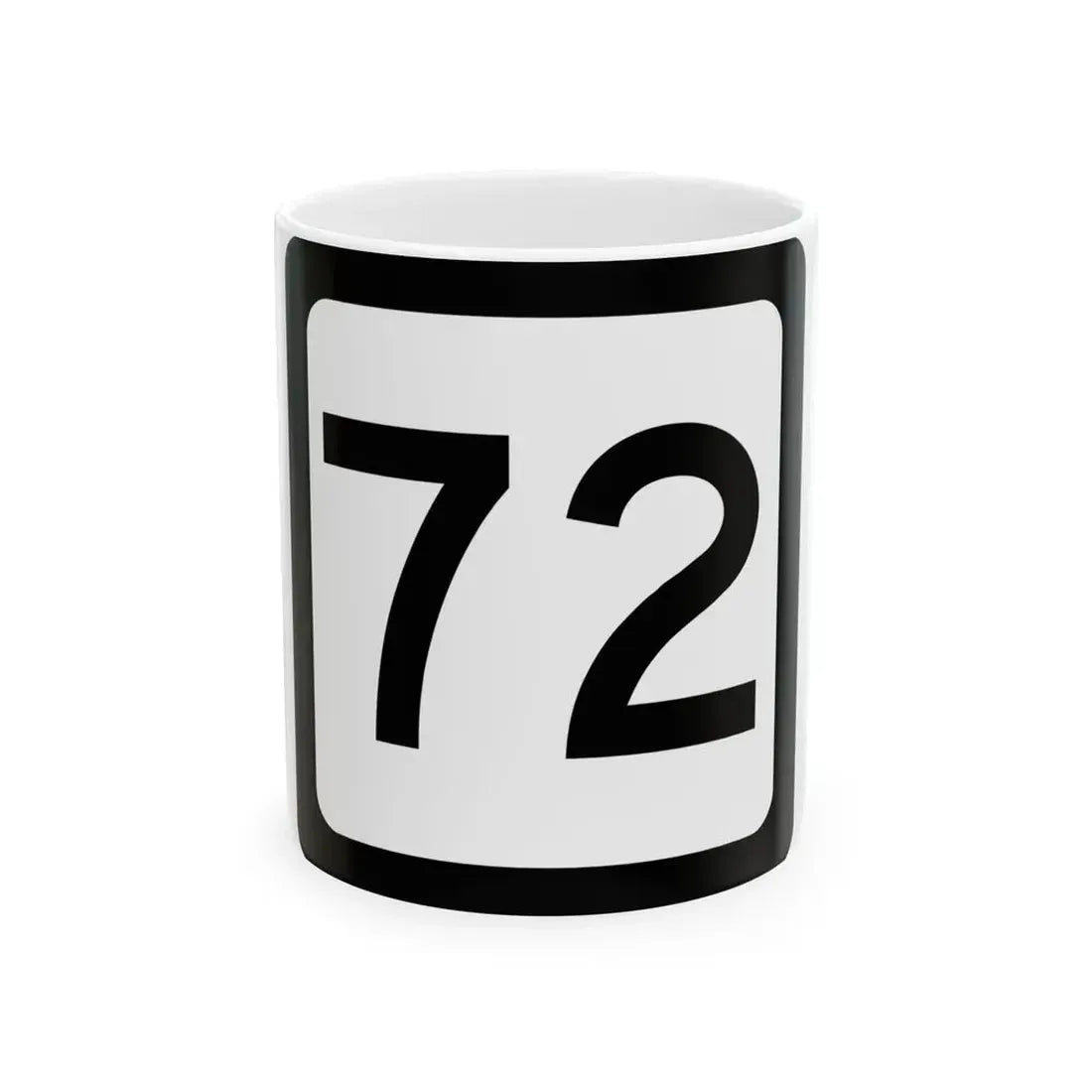 WV-72 (Virginia) (Road Sign) White Coffee Mug 11oz - Go Mug Yourself