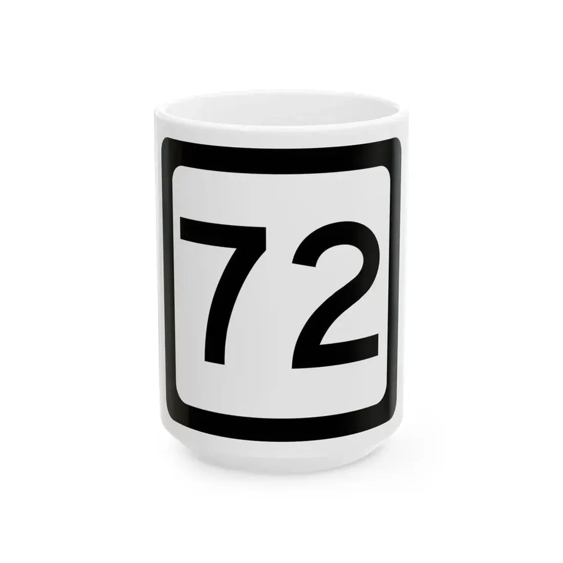 WV-72 (Virginia) (Road Sign) White Coffee Mug 15oz - Go Mug Yourself