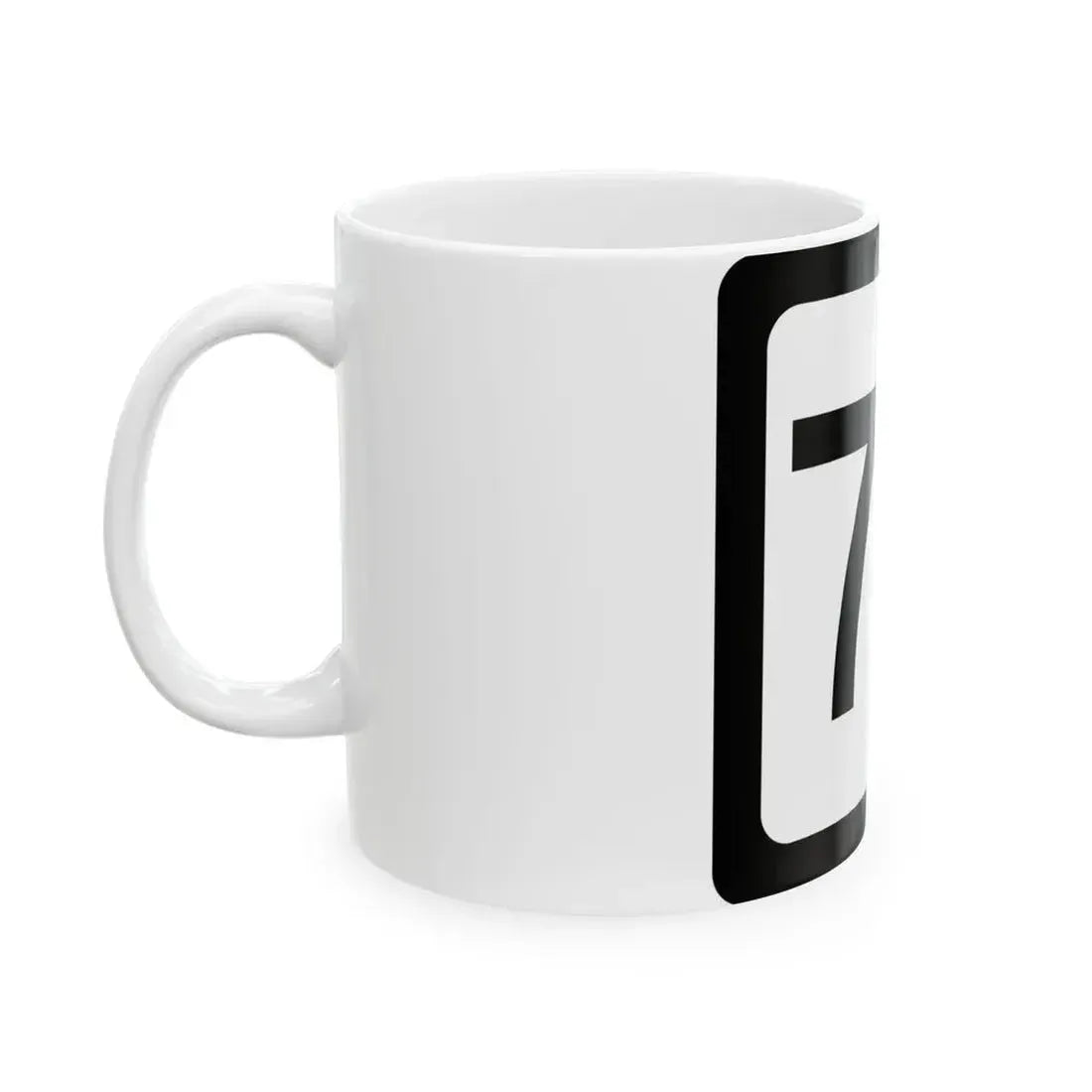 WV-74 (Virginia) (Road Sign) White Coffee Mug - Go Mug Yourself