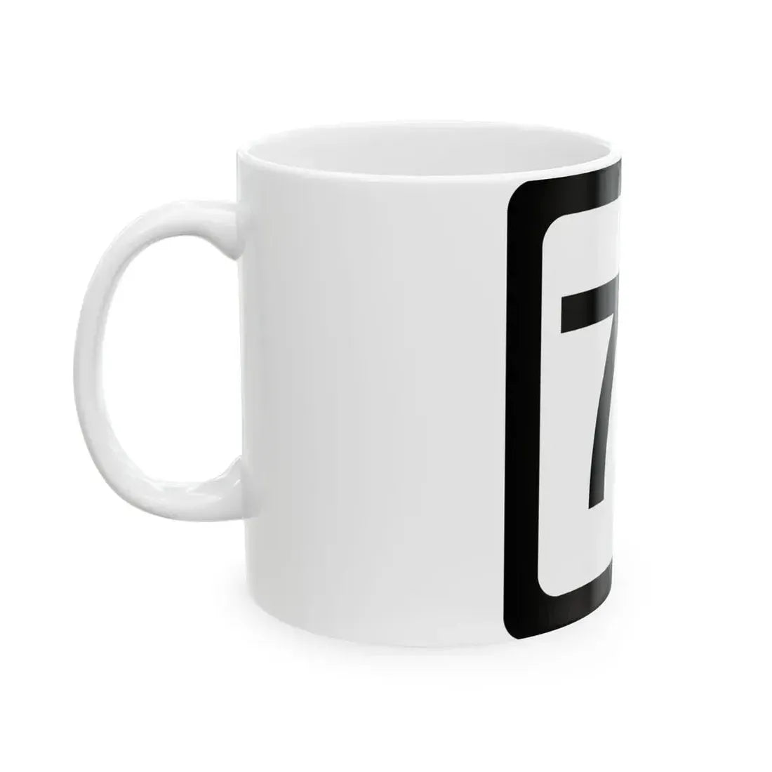 WV-75 (Virginia) (Road Sign) White Coffee Mug - Go Mug Yourself