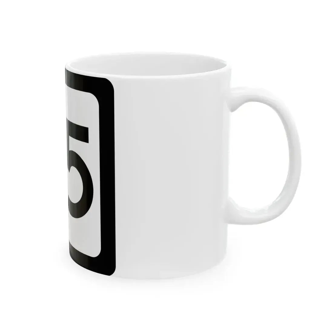 WV-75 (Virginia) (Road Sign) White Coffee Mug - Go Mug Yourself